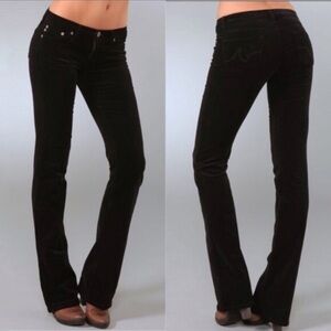 AG | The Angel Black Corduroy Bootcut Low Rise Pants Size 27